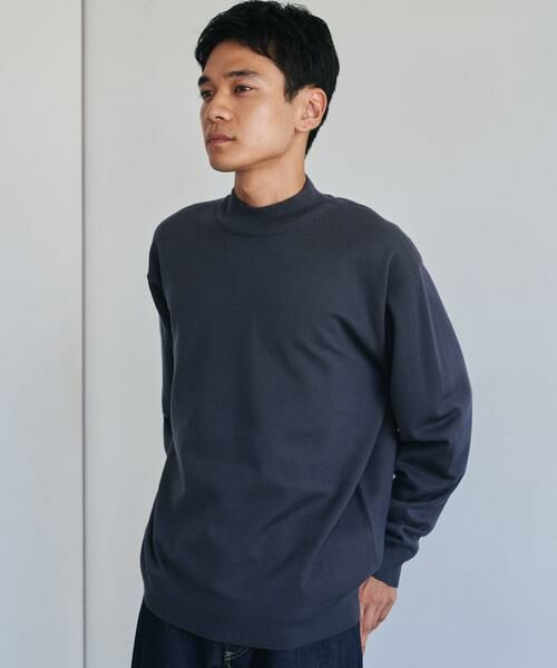 URBAN RESEARCH DOORS / アーバンリサーチ ドアーズ ニット・セーター | 『仁村紗和さん着用』『UR TECH 200日ニット』 モックネック | 詳細21