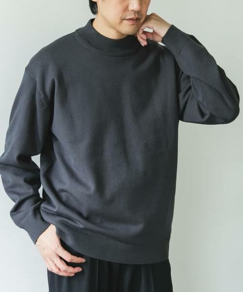 URBAN RESEARCH DOORS / アーバンリサーチ ドアーズ ニット・セーター | 『仁村紗和さん着用』『UR TECH 200日ニット』 モックネック | 詳細30