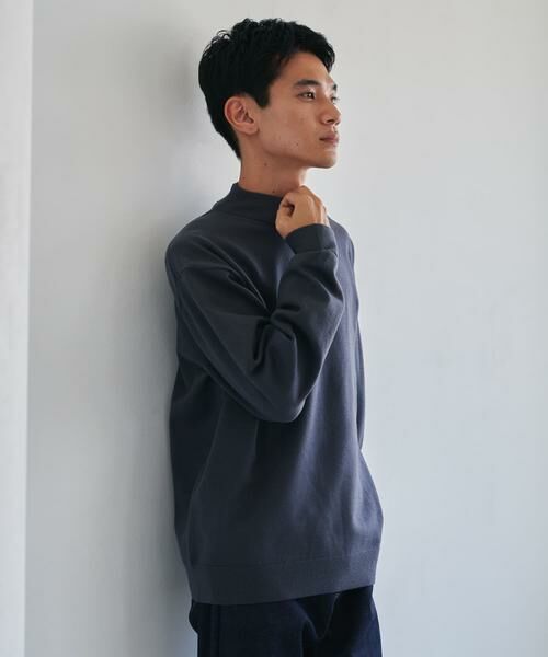 URBAN RESEARCH DOORS / アーバンリサーチ ドアーズ ニット・セーター | 『仁村紗和さん着用』『UR TECH 200日ニット』 モックネック | 詳細23