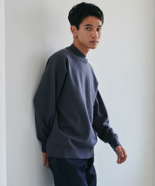 URBAN RESEARCH DOORS / アーバンリサーチ ドアーズ ニット・セーター | 『仁村紗和さん着用』『UR TECH 200日ニット』 モックネック | 詳細24