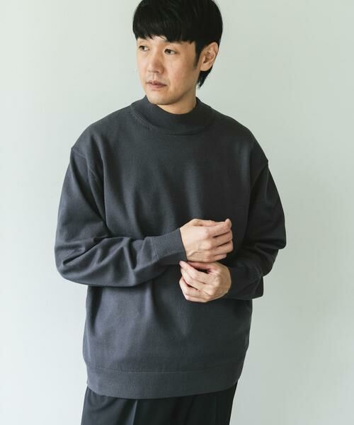 URBAN RESEARCH DOORS / アーバンリサーチ ドアーズ ニット・セーター | 『仁村紗和さん着用』『UR TECH 200日ニット』 モックネック | 詳細29