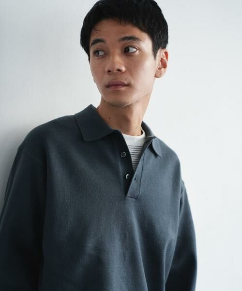 URBAN RESEARCH DOORS / アーバンリサーチ ドアーズ ポロシャツ | 『XLサイズ/WEB限定/仁村紗和さん着用』『UR TECH 200日ニット』 ポロシャツ | 詳細13