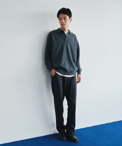 URBAN RESEARCH DOORS / アーバンリサーチ ドアーズ ポロシャツ | 『XLサイズ/WEB限定/仁村紗和さん着用』『UR TECH 200日ニット』 ポロシャツ | 詳細14