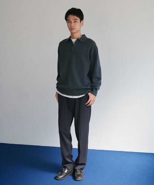 URBAN RESEARCH DOORS / アーバンリサーチ ドアーズ ポロシャツ | 『XLサイズ/WEB限定/仁村紗和さん着用』『UR TECH 200日ニット』 ポロシャツ | 詳細15