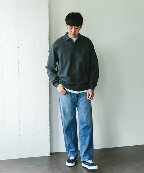 URBAN RESEARCH DOORS / アーバンリサーチ ドアーズ ポロシャツ | 『XLサイズ/WEB限定/仁村紗和さん着用』『UR TECH 200日ニット』 ポロシャツ | 詳細20