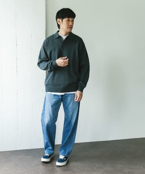 URBAN RESEARCH DOORS / アーバンリサーチ ドアーズ ポロシャツ | 『XLサイズ/WEB限定/仁村紗和さん着用』『UR TECH 200日ニット』 ポロシャツ | 詳細21