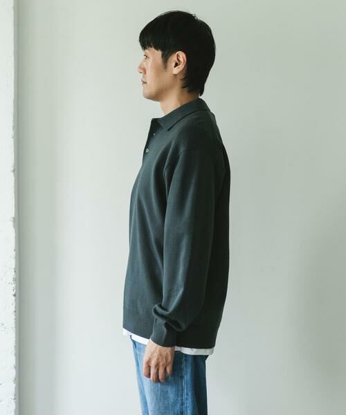 URBAN RESEARCH DOORS / アーバンリサーチ ドアーズ ポロシャツ | 『XLサイズ/WEB限定/仁村紗和さん着用』『UR TECH 200日ニット』 ポロシャツ | 詳細23