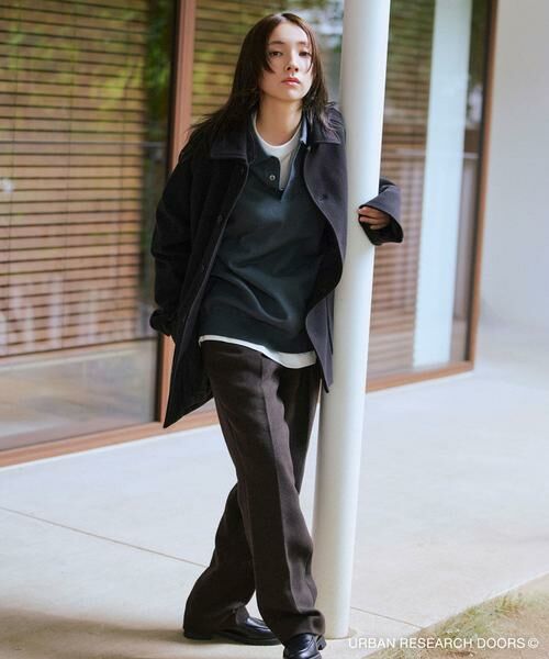 URBAN RESEARCH DOORS / アーバンリサーチ ドアーズ ポロシャツ | 『XLサイズ/WEB限定/仁村紗和さん着用』『UR TECH 200日ニット』 ポロシャツ | 詳細4