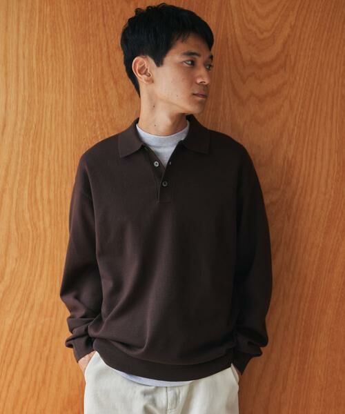URBAN RESEARCH DOORS / アーバンリサーチ ドアーズ ポロシャツ | 『XLサイズ/WEB限定/仁村紗和さん着用』『UR TECH 200日ニット』 ポロシャツ | 詳細28