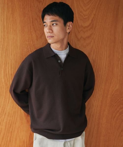 URBAN RESEARCH DOORS / アーバンリサーチ ドアーズ ポロシャツ | 『XLサイズ/WEB限定/仁村紗和さん着用』『UR TECH 200日ニット』 ポロシャツ | 詳細30