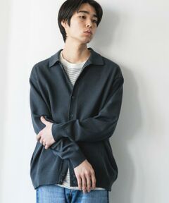 URBAN RESEARCH DOORS / アーバンリサーチ ドアーズ カーディガン・ボレロ | 『XLサイズ/WEB限定/仁村紗和さん着用』『UR TECH 200日ニット』シャツ カーディガン