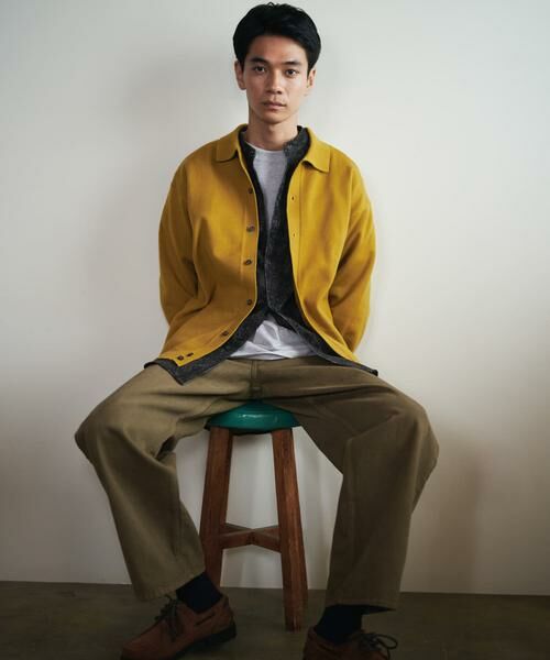 URBAN RESEARCH DOORS / アーバンリサーチ ドアーズ カーディガン・ボレロ | 『XLサイズ/WEB限定/仁村紗和さん着用』『UR TECH 200日ニット』シャツ カーディガン | 詳細13