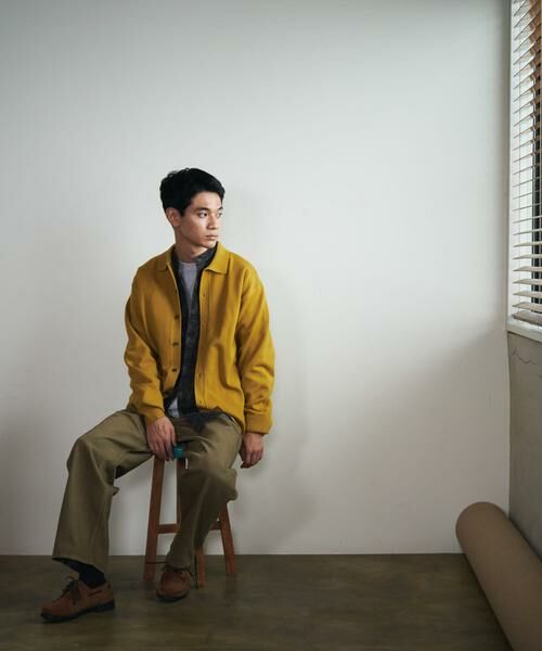 URBAN RESEARCH DOORS / アーバンリサーチ ドアーズ カーディガン・ボレロ | 『XLサイズ/WEB限定/仁村紗和さん着用』『UR TECH 200日ニット』シャツ カーディガン | 詳細15