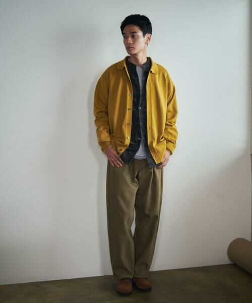 URBAN RESEARCH DOORS / アーバンリサーチ ドアーズ カーディガン・ボレロ | 『XLサイズ/WEB限定/仁村紗和さん着用』『UR TECH 200日ニット』シャツ カーディガン | 詳細7