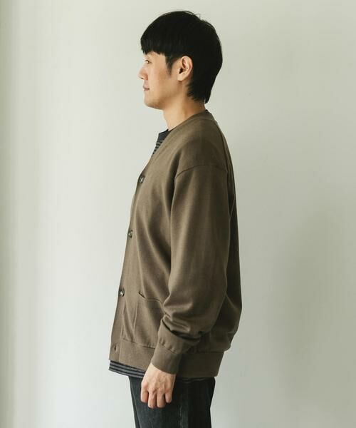 URBAN RESEARCH DOORS / アーバンリサーチ ドアーズ カーディガン・ボレロ | 『XLサイズ/WEB限定/仁村紗和さん着用』『UR TECH 200日ニット』Vネックカーディガン | 詳細18