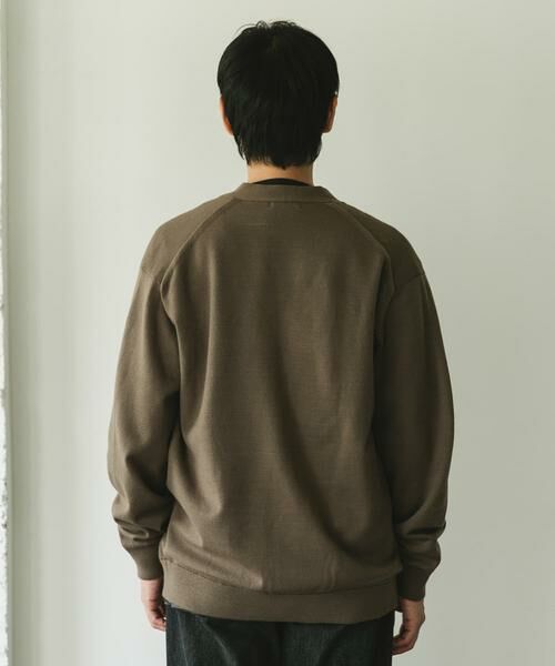 URBAN RESEARCH DOORS / アーバンリサーチ ドアーズ カーディガン・ボレロ | 『XLサイズ/WEB限定/仁村紗和さん着用』『UR TECH 200日ニット』Vネックカーディガン | 詳細19