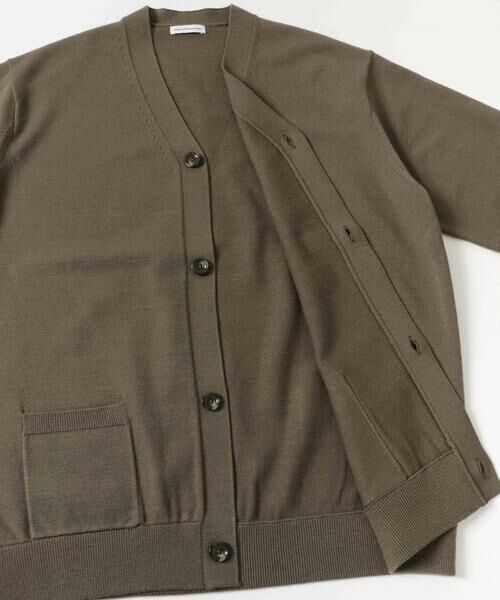 URBAN RESEARCH DOORS / アーバンリサーチ ドアーズ カーディガン・ボレロ | 『XLサイズ/WEB限定/仁村紗和さん着用』『UR TECH 200日ニット』Vネックカーディガン | 詳細21