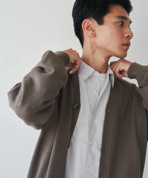 URBAN RESEARCH DOORS / アーバンリサーチ ドアーズ カーディガン・ボレロ | 『XLサイズ/WEB限定/仁村紗和さん着用』『UR TECH 200日ニット』Vネックカーディガン | 詳細6