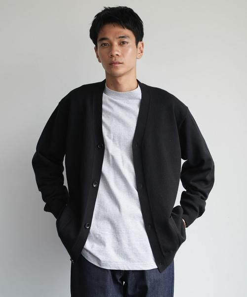 URBAN RESEARCH DOORS / アーバンリサーチ ドアーズ カーディガン・ボレロ | 『XLサイズ/WEB限定/仁村紗和さん着用』『UR TECH 200日ニット』Vネックカーディガン | 詳細27