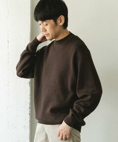 URBAN RESEARCH DOORS / アーバンリサーチ ドアーズ ニット・セーター | 『一部WEB限定カラー』コットンウール クルーネックニット