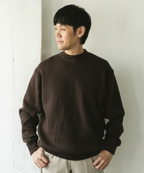 URBAN RESEARCH DOORS / アーバンリサーチ ドアーズ ニット・セーター | 『一部WEB限定カラー』コットンウール クルーネックニット | 詳細1