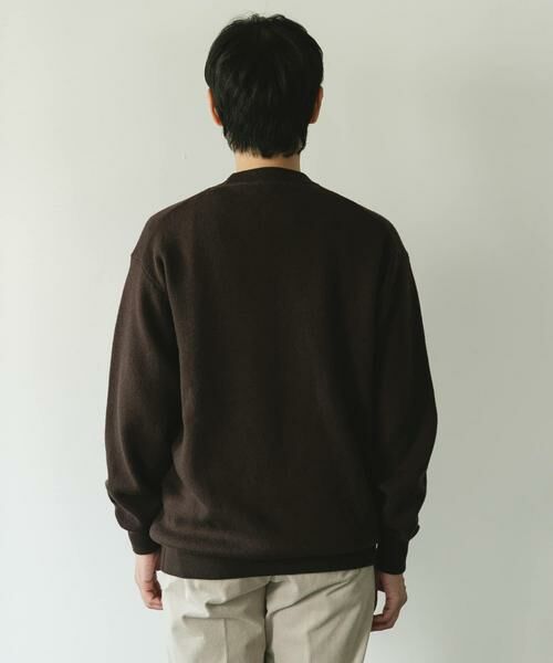 URBAN RESEARCH DOORS / アーバンリサーチ ドアーズ ニット・セーター | 『一部WEB限定カラー』コットンウール クルーネックニット | 詳細10