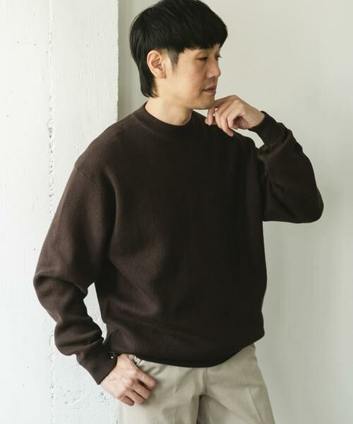 URBAN RESEARCH DOORS / アーバンリサーチ ドアーズ ニット・セーター | 『一部WEB限定カラー』コットンウール クルーネックニット | 詳細3