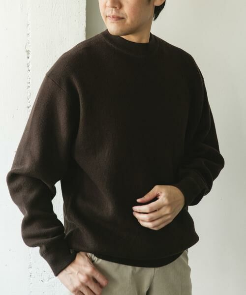 URBAN RESEARCH DOORS / アーバンリサーチ ドアーズ ニット・セーター | 『一部WEB限定カラー』コットンウール クルーネックニット | 詳細4