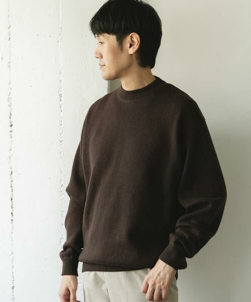 URBAN RESEARCH DOORS / アーバンリサーチ ドアーズ ニット・セーター | 『一部WEB限定カラー』コットンウール クルーネックニット | 詳細5