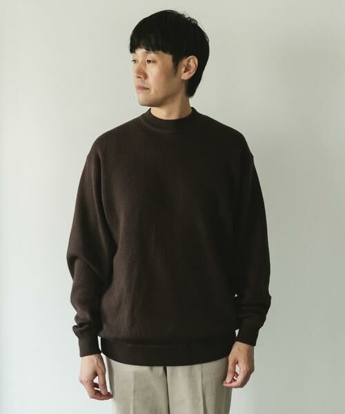 URBAN RESEARCH DOORS / アーバンリサーチ ドアーズ ニット・セーター | 『一部WEB限定カラー』コットンウール クルーネックニット | 詳細8