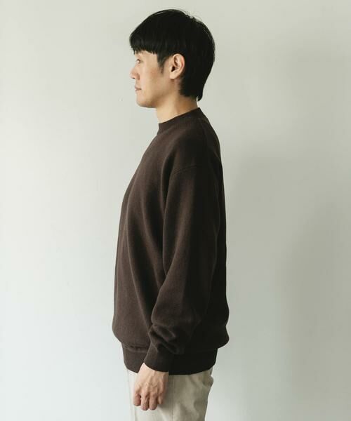 URBAN RESEARCH DOORS / アーバンリサーチ ドアーズ ニット・セーター | 『一部WEB限定カラー』コットンウール クルーネックニット | 詳細9