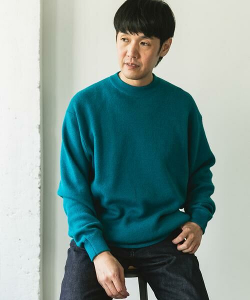 URBAN RESEARCH DOORS / アーバンリサーチ ドアーズ ニット・セーター | 『一部WEB限定カラー』コットンウール クルーネックニット | 詳細13