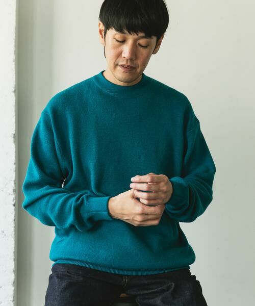 URBAN RESEARCH DOORS / アーバンリサーチ ドアーズ ニット・セーター | 『一部WEB限定カラー』コットンウール クルーネックニット | 詳細15