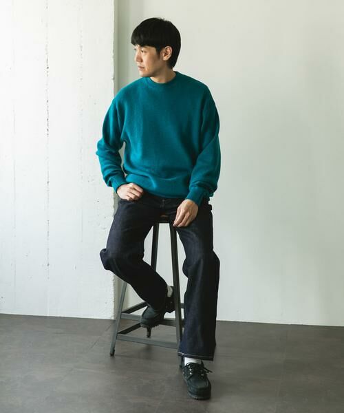 URBAN RESEARCH DOORS / アーバンリサーチ ドアーズ ニット・セーター | 『一部WEB限定カラー』コットンウール クルーネックニット | 詳細17
