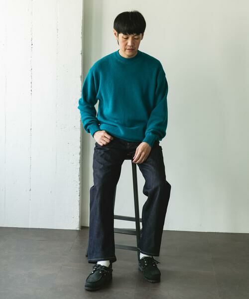 URBAN RESEARCH DOORS / アーバンリサーチ ドアーズ ニット・セーター | 『一部WEB限定カラー』コットンウール クルーネックニット | 詳細18