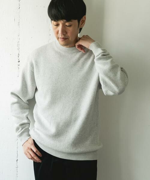URBAN RESEARCH DOORS / アーバンリサーチ ドアーズ ニット・セーター | 『一部WEB限定カラー』コットンウール クルーネックニット | 詳細24