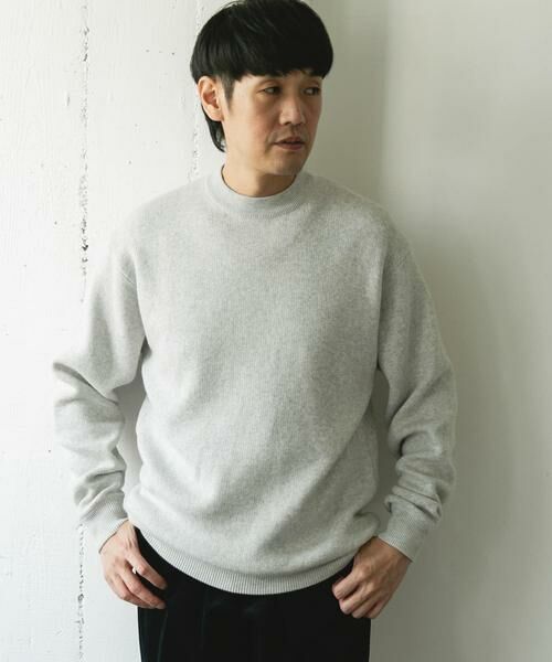 URBAN RESEARCH DOORS / アーバンリサーチ ドアーズ ニット・セーター | 『一部WEB限定カラー』コットンウール クルーネックニット | 詳細25