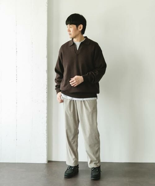 URBAN RESEARCH DOORS / アーバンリサーチ ドアーズ ニット・セーター | 『一部WEB限定カラー』コットンウール スキッパーニット | 詳細6