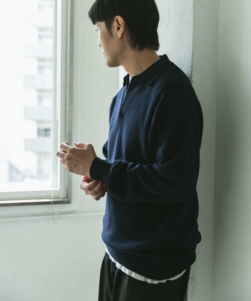 URBAN RESEARCH DOORS / アーバンリサーチ ドアーズ ニット・セーター | 『一部WEB限定カラー』コットンウール スキッパーニット | 詳細16