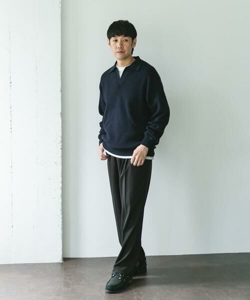 URBAN RESEARCH DOORS / アーバンリサーチ ドアーズ ニット・セーター | 『一部WEB限定カラー』コットンウール スキッパーニット | 詳細17