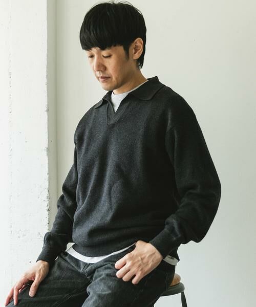 URBAN RESEARCH DOORS / アーバンリサーチ ドアーズ ニット・セーター | 『一部WEB限定カラー』コットンウール スキッパーニット | 詳細25