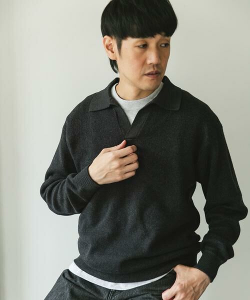 URBAN RESEARCH DOORS / アーバンリサーチ ドアーズ ニット・セーター | 『一部WEB限定カラー』コットンウール スキッパーニット | 詳細26