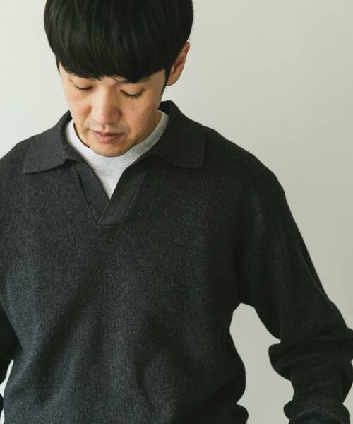 URBAN RESEARCH DOORS / アーバンリサーチ ドアーズ ニット・セーター | 『一部WEB限定カラー』コットンウール スキッパーニット | 詳細27