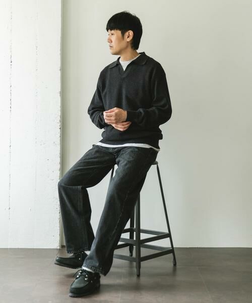 URBAN RESEARCH DOORS / アーバンリサーチ ドアーズ ニット・セーター | 『一部WEB限定カラー』コットンウール スキッパーニット | 詳細29