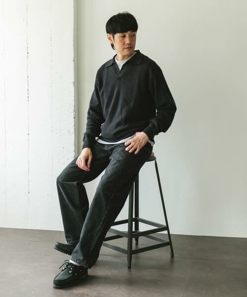 URBAN RESEARCH DOORS / アーバンリサーチ ドアーズ ニット・セーター | 『一部WEB限定カラー』コットンウール スキッパーニット | 詳細30