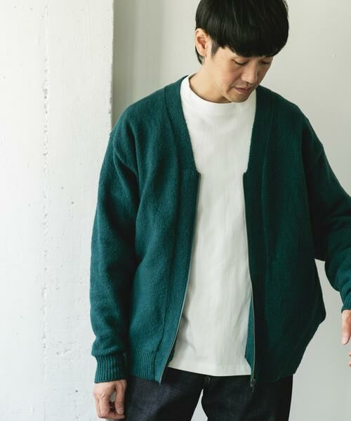 URBAN RESEARCH DOORS / アーバンリサーチ ドアーズ カーディガン・ボレロ | AIR FIT Vネックカーディガン | 詳細2