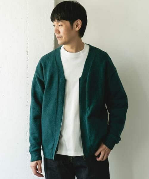 URBAN RESEARCH DOORS / アーバンリサーチ ドアーズ カーディガン・ボレロ | AIR FIT Vネックカーディガン | 詳細3