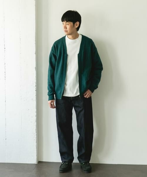 URBAN RESEARCH DOORS / アーバンリサーチ ドアーズ カーディガン・ボレロ | AIR FIT Vネックカーディガン | 詳細5