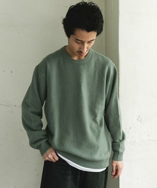 URBAN RESEARCH DOORS / アーバンリサーチ ドアーズ ニット・セーター | ハミルトンウールクルーネックニット | 詳細3