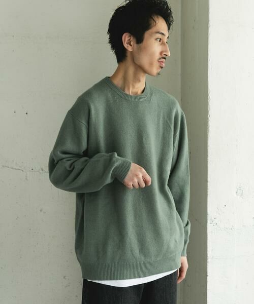 URBAN RESEARCH DOORS / アーバンリサーチ ドアーズ ニット・セーター | ハミルトンウールクルーネックニット | 詳細4